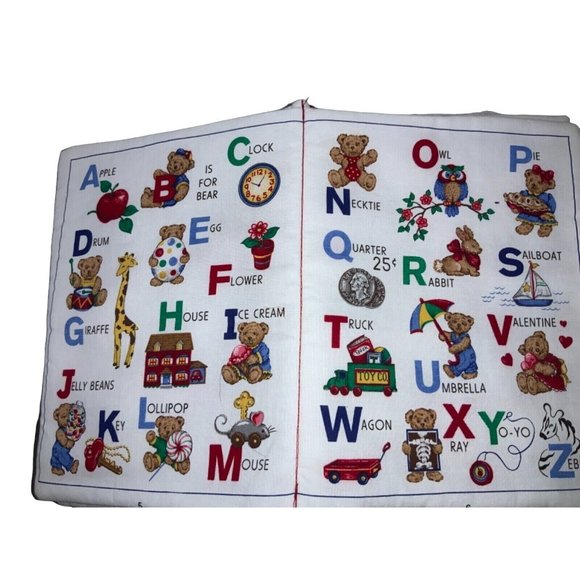 Children's Cloth / Fabric Books- Set of 2 Christmas Songbook & Learning with Te - Picture 5 of 7